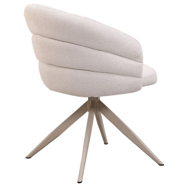 Стілець поворотний Prestol Денс Молочний-5