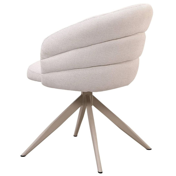 Стілець поворотний Prestol Денс Молочний-6