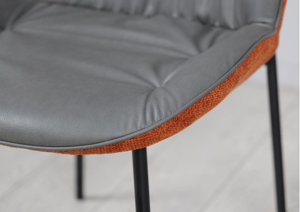 Стул Prestol Девид Серо-рыжий-8