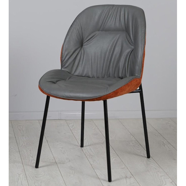 Стул Prestol Девид Серо-рыжий-1