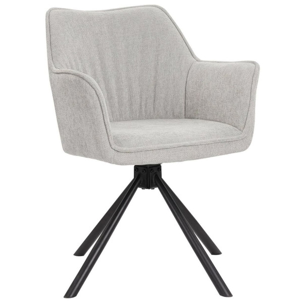 Стілець поворотний Prestol Еріка Світло-сірий-0