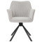 Стілець поворотний Prestol Еріка Світло-сірий-2-thumb