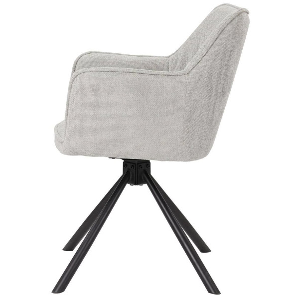 Стілець поворотний Prestol Еріка Світло-сірий-4