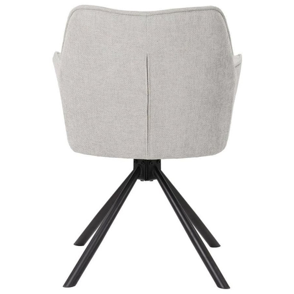 Стілець поворотний Prestol Еріка Світло-сірий-7