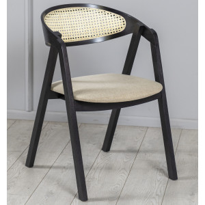 Стул Prestol Гуру Cane Черный-бежевый