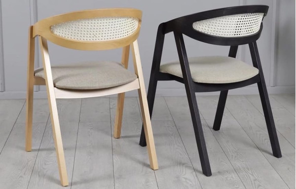 Стул Prestol Гуру Cane Черный-бежевый-3