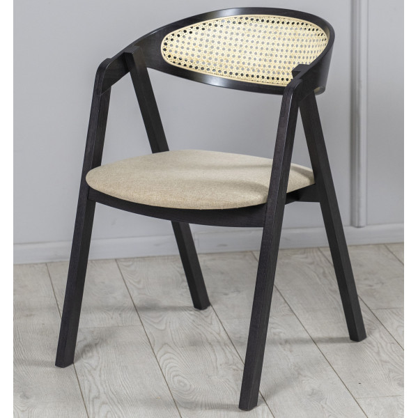 Стул Prestol Гуру Cane Черный-бежевый-1