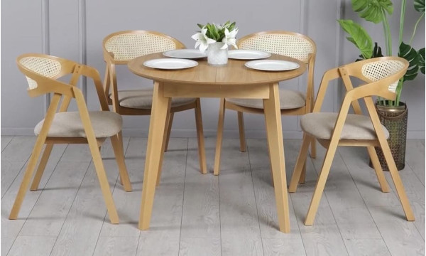 Стілець Prestol Гуру Cane Дуб-бежевий-2