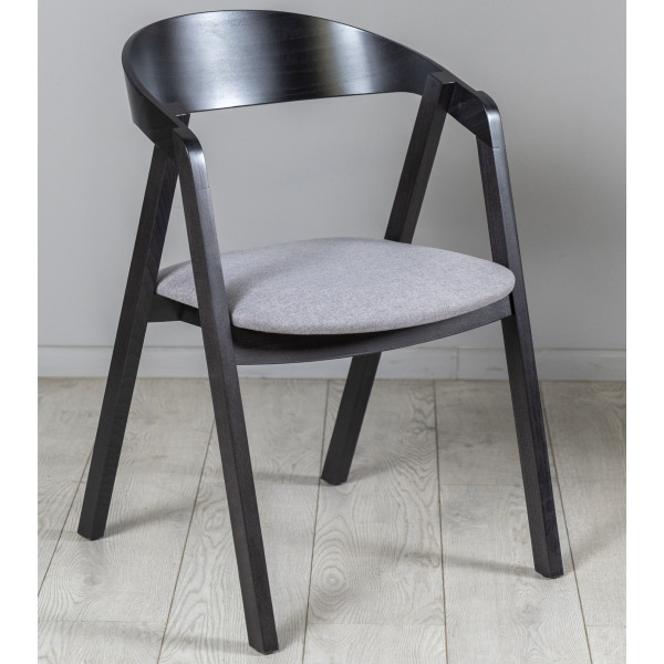 Стілець Prestol Гуру Tender Чорний-сірий-0