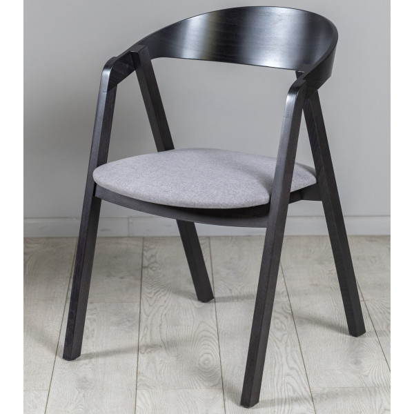 Стілець Prestol Гуру Tender Чорний-сірий-1