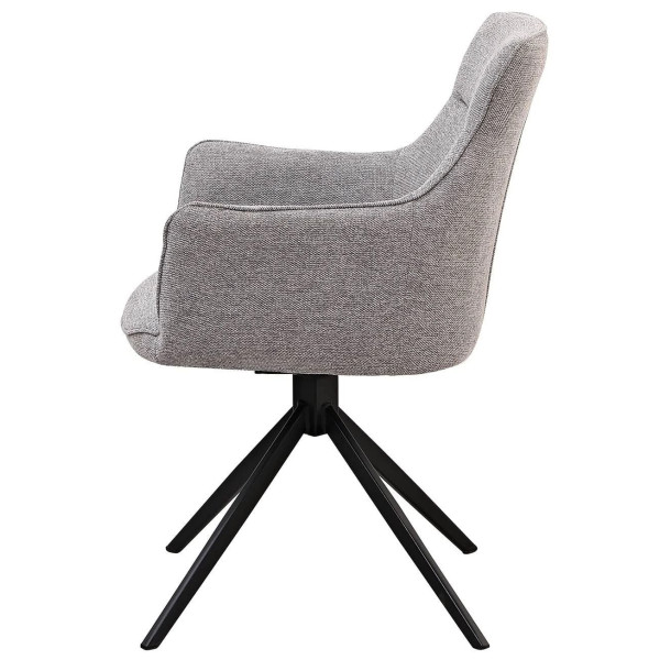 Стілець поворотний Prestol Кларк Сірий-4