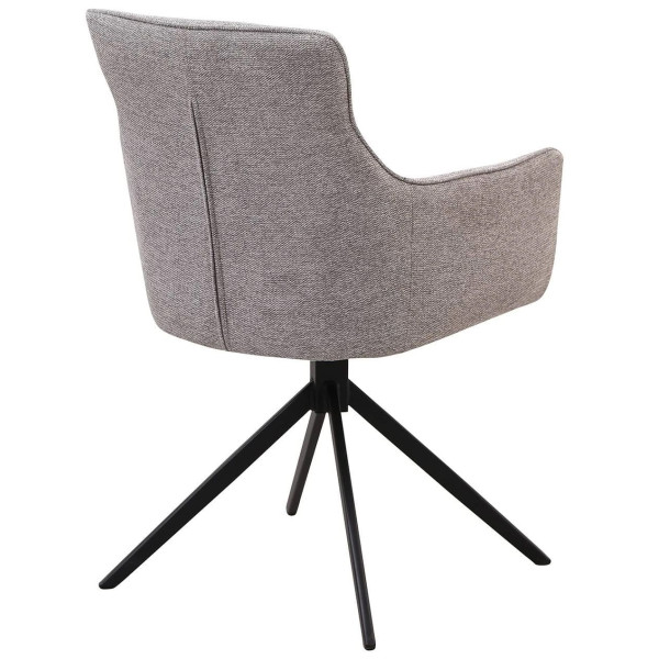 Стілець поворотний Prestol Кларк Сірий-5