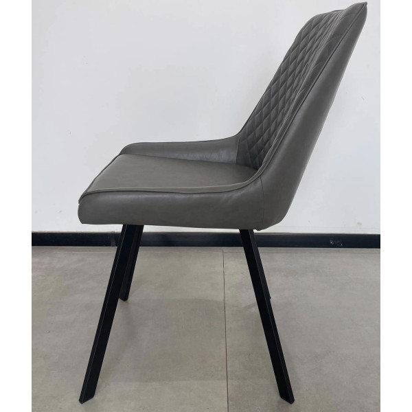 Стілець Prestol Клод Темно-сірий Екошкіра-4