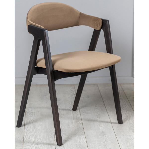 Стул Prestol Логан Черный-коричневый-0