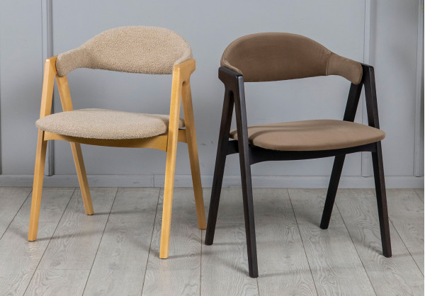 Стул Prestol Логан Черный-коричневый-2