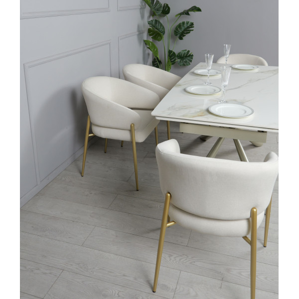 Стілець Prestol Мальта Айворі-7