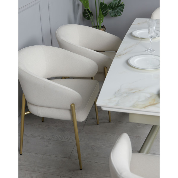 Стілець Prestol Мальта Айворі-6