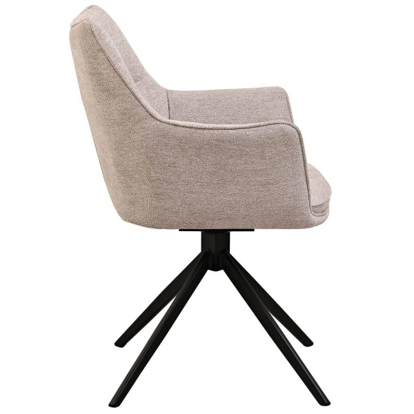 Стілець поворотний Prestol Міро Кремовий-3