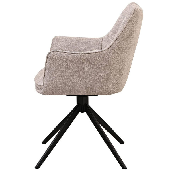 Стілець поворотний Prestol Міро Кремовий-4