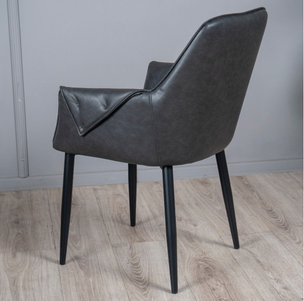 Стул Prestol Моби Темно-серый Экокожа-3