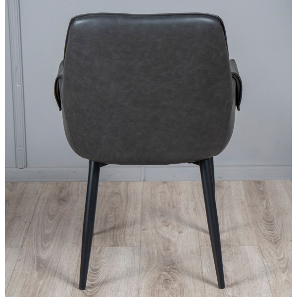 Стул Prestol Моби Темно-серый Экокожа-4