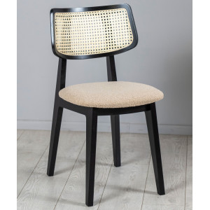 Стул Prestol Пепе Cane Черный/беж