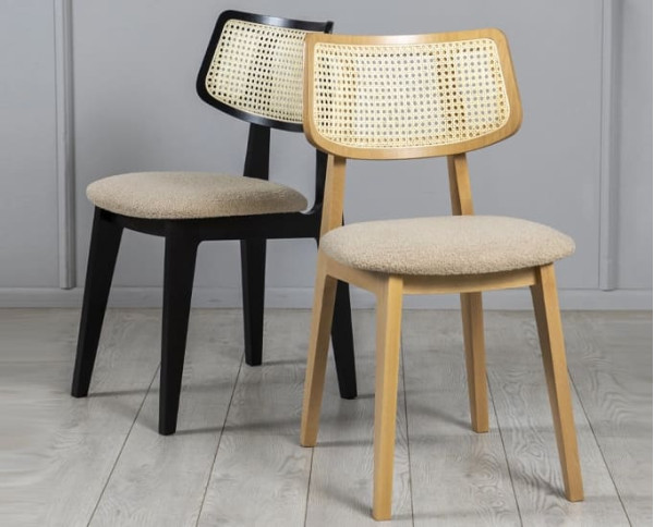 Стілець Prestol Пепе Cane Чорний/беж-2