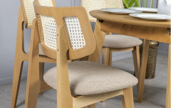 Стілець Prestol Пепе Cane Дуб/беж-3