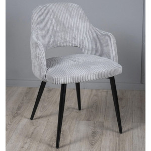 Стул Prestol Ронда Светло-серый вельвет