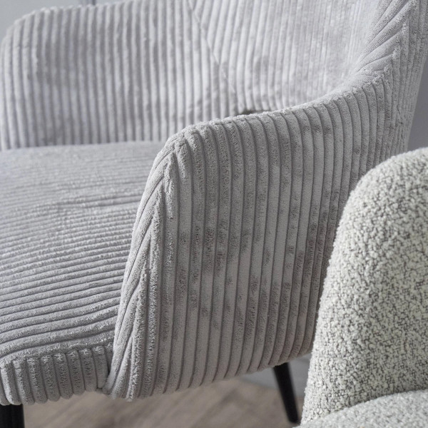Стул Prestol Ронда Светло-серый вельвет-6