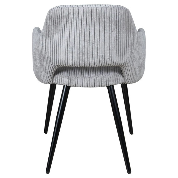 Стул Prestol Ронда Светло-серый вельвет-10