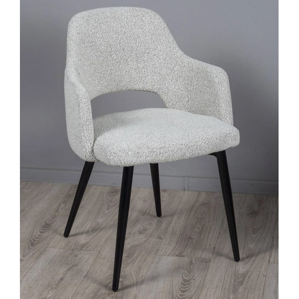 Стілець Prestol Ронда Світло-сірий Букле-0