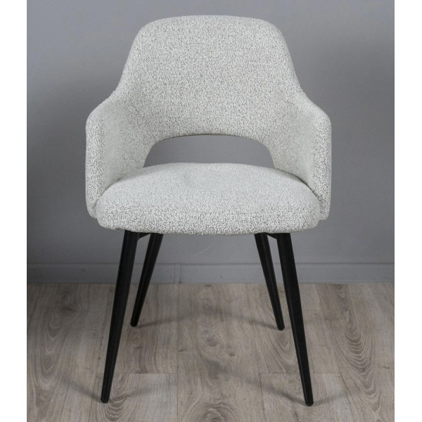 Стілець Prestol Ронда Світло-сірий Букле-2