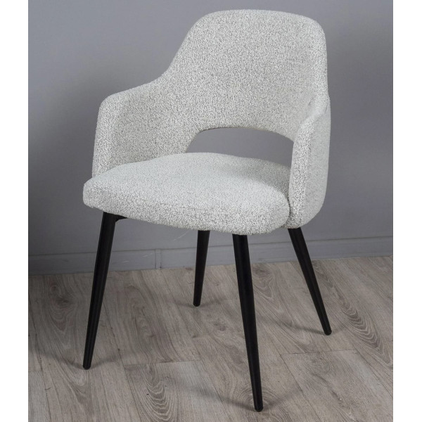 Стілець Prestol Ронда Світло-сірий Букле-1