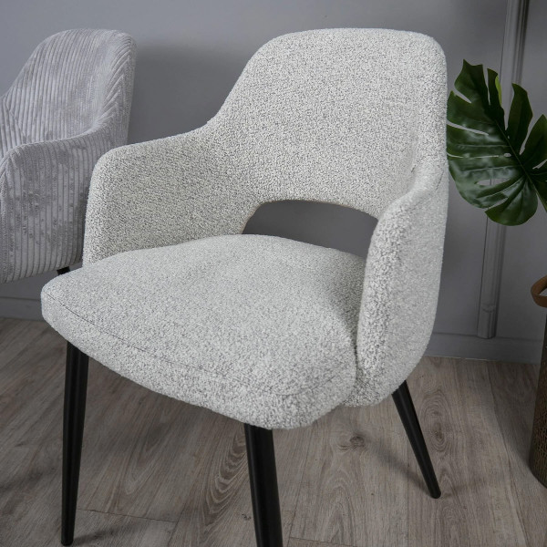 Стілець Prestol Ронда Світло-сірий Букле-5