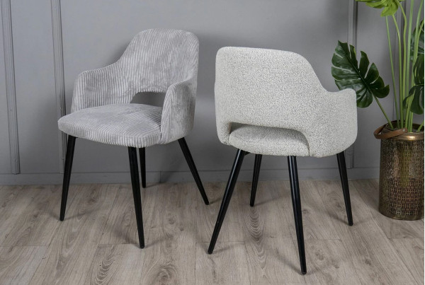 Стілець Prestol Ронда Світло-сірий Букле-4