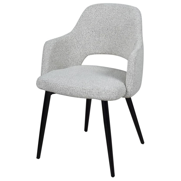 Стілець Prestol Ронда Світло-сірий Букле-8