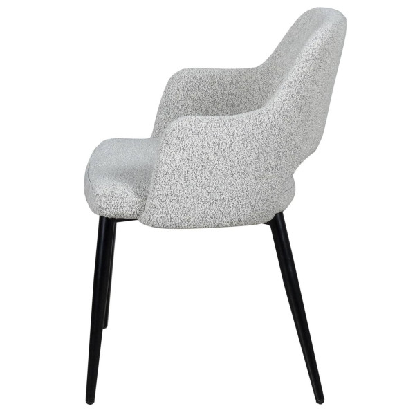 Стілець Prestol Ронда Світло-сірий Букле-9