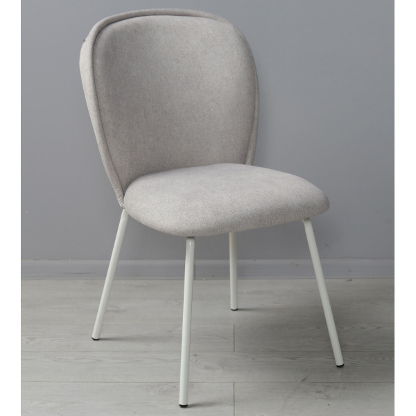 Стілець Prestol Симпл Світло-сірий/білий-0