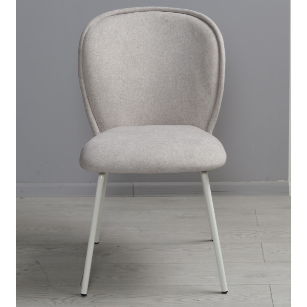 Стілець Prestol Симпл Світло-сірий/білий-2