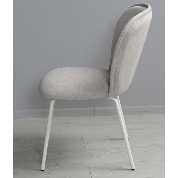 Стілець Prestol Симпл Світло-сірий/білий-4