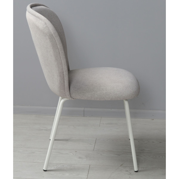 Стілець Prestol Симпл Світло-сірий/білий-3