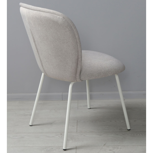 Стілець Prestol Симпл Світло-сірий/білий-5