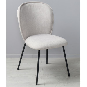 Стул Prestol Симпл Светло-серый/черный