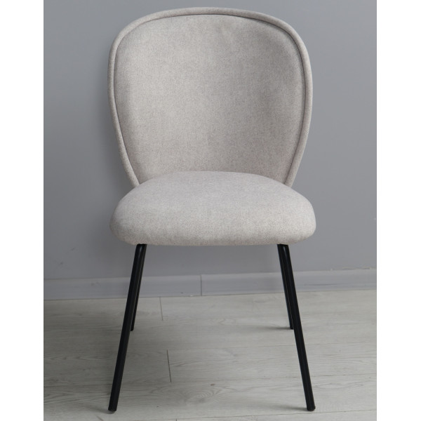 Стул Prestol Симпл Светло-серый/черный-2