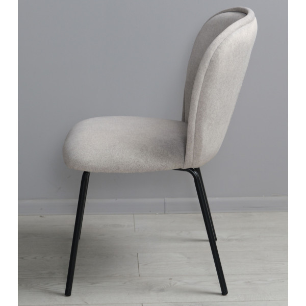 Стул Prestol Симпл Светло-серый/черный-4