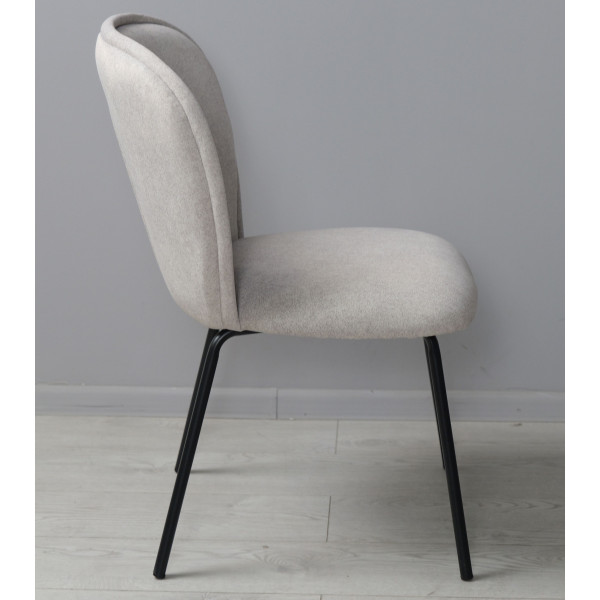 Стул Prestol Симпл Светло-серый/черный-3