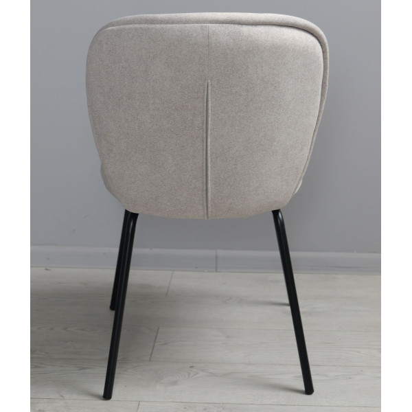 Стул Prestol Симпл Светло-серый/черный-5