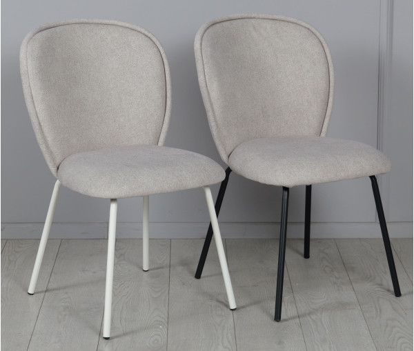 Стул Prestol Симпл Светло-серый/черный-6