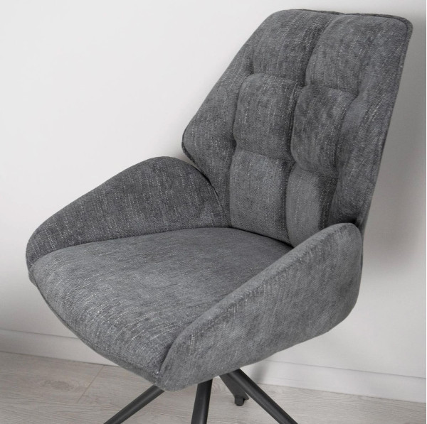 Стул поворотный Prestol Соло Графит-7